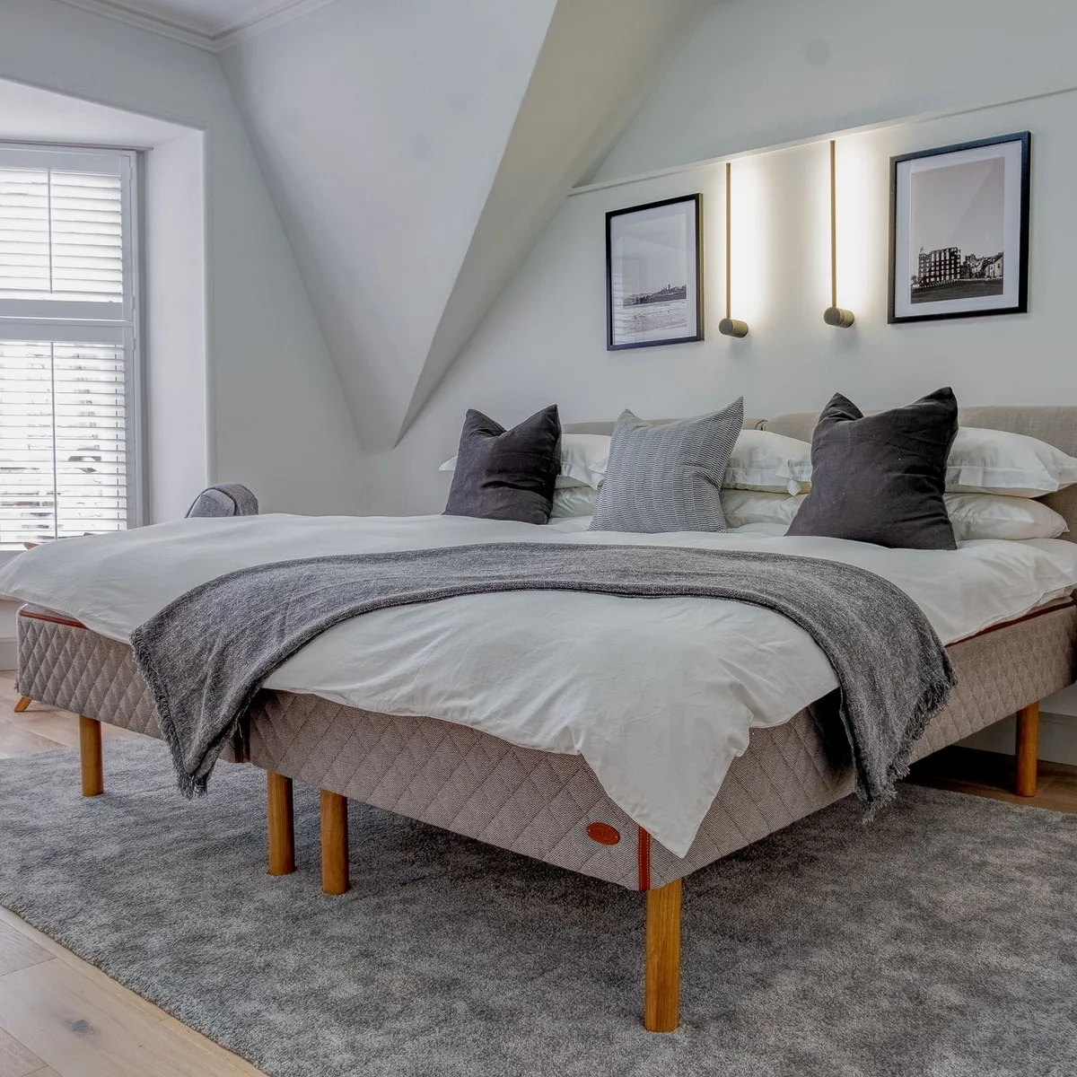 In contrast to Savoir's emphasis on aesthetic luxury and craftsmanship, Duxiana takes a more scientific approach to mattress design. With over 90 years of innovation, Duxiana has mastered the art of creating beds that are not only luxurious but also scientifically engineered to improve sleep quality.

At the core of Duxiana's design philosophy is the Pascal system, a unique feature that sets it apart from other luxury mattresses. The Pascal system uses interchangeable cassettes that provide customised support for three critical zones of the body: the shoulders, hips, and legs. This allows you to tailor the firmness in each area of the bed, ensuring optimal alignment and comfort for your specific body shape and sleep preferences. The focus on zonal support ensures that your body receives the right amount of pressure relief where its needed most.

Another key feature of Duxiana beds is their continuous spring system. These dynamically interlinked springs create a deep suspension system that adapts fluidly to your movements throughout the night. The springs are designed to respond to your body's natural movements, providing seamless support while you sleep. This unique spring system works in tandem with the Pascal system to ensure that your body is supported in the best possible way, promoting uninterrupted deep sleep.

Deep sleep is the primary goal for Duxiana, and this is what sets the brand apart from others in the luxury mattress market. The design of their mattresses aims to not only get you into deep sleep but also keep you in that restorative state for as long as possible. This focus on sleep science is something that Savoir, while luxurious, doesn't prioritise to the same degree.
